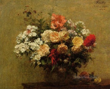 Summer Flowers flower painter Henri Fantin Latour Oil Paintings